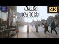 Cardiff City Centre Friday Evening Walk part 1 4K | Nightlife & Street Tour