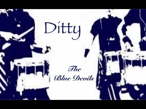 Ditty~Snare with SHEET MUSIC~Blue Devils