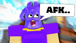 Fake Afk Troll.. Roblox Booga Booga