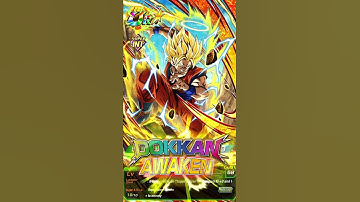 Dokkan Awakening Transforming SSJ2 Goku INT