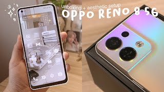 oppo reno 8 5g unboxing 🌷 aesthetic setup + camera test screenshot 3