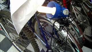 Bicicleta generador de electricidad a bajas RPM/Bike generator