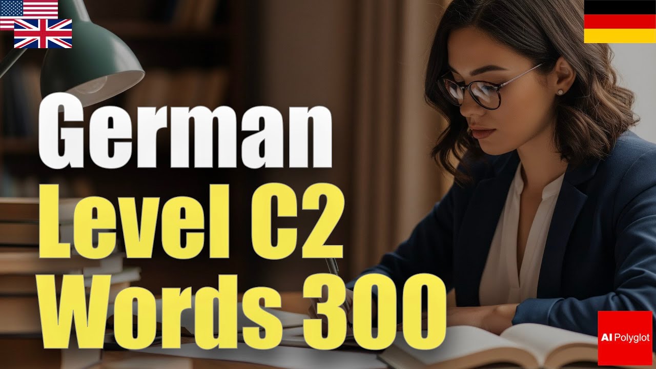 German Level C2 Words 300 | Advanced | Passive listening | Must-Know | with hiragana