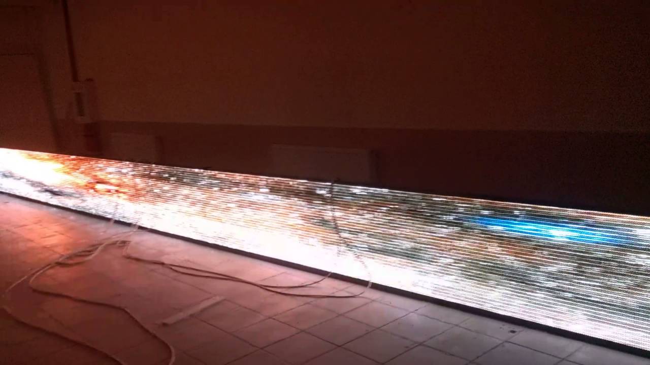 Полноцветный RGB экран - YouTube