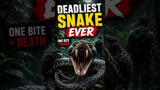 The Most Venomous Snake on Earth ☠️ #shorts #snake