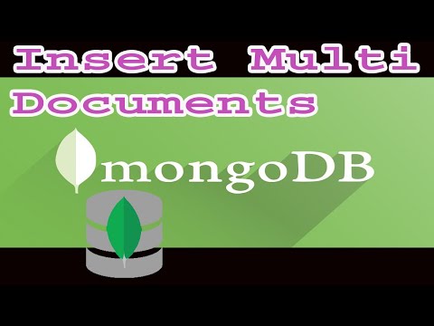 MongoDB insert many documents Part-05 | MongoDB Tutorial