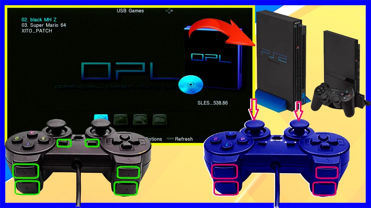 🤔DOS OPCIONES Ocultas en OPL: Reiniciar y Apagar la PS2 Sin Moverte de la Silla