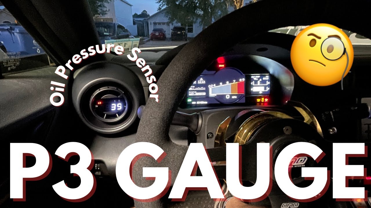 OIL PRESSURE SENSOR & P3 GAUGE for the GR86!! YouTube