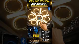 Direct Ceiling Touch LED Zhumar ✨With Bluetooth Speaker 🎶💡#roshnigiftsandlights #zhumarlight