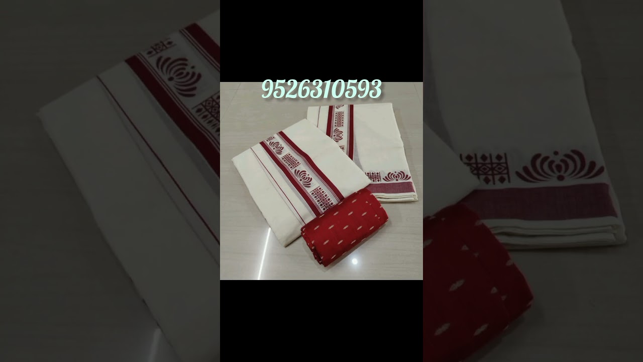 kuthampuly latest models Cotton set mundu collections ✨❤️ contact 9526310593