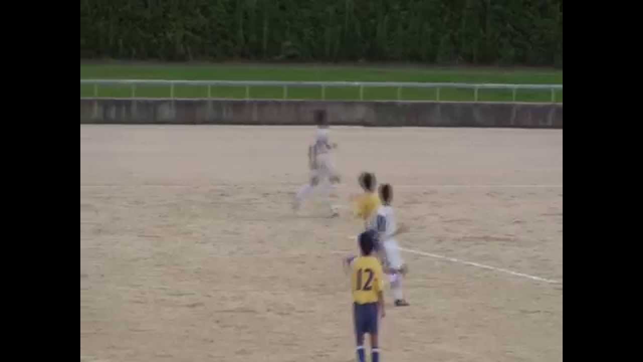 15年度 中学生夏季サッカー三原地区大会 如水館中学校 Vs 広島大学附属三原中学校 Youtube