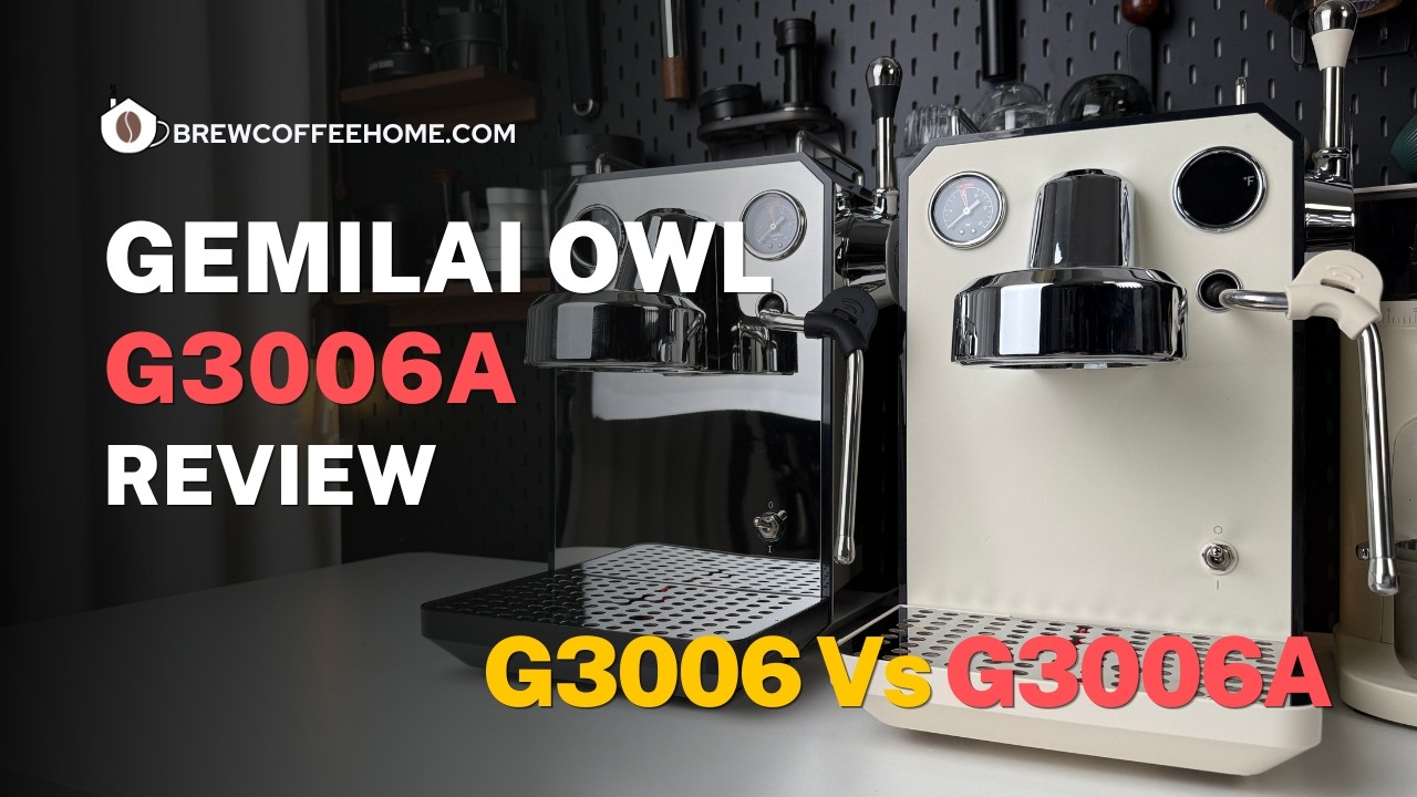 Gemilai Owl G3006A Espresso Machine – Hot & Cold Dual Brew, 58mm