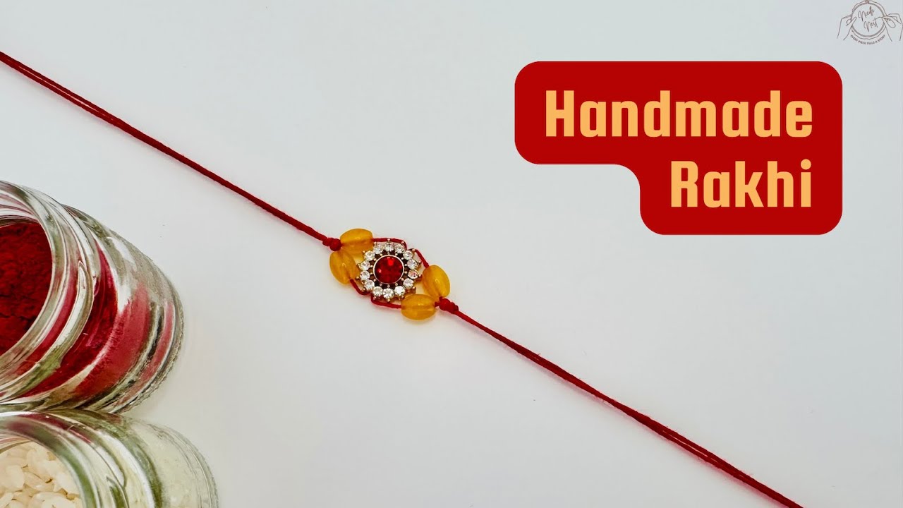 How to Make Rakhi at Home | Step by Step Rakhi DIY - YouTube