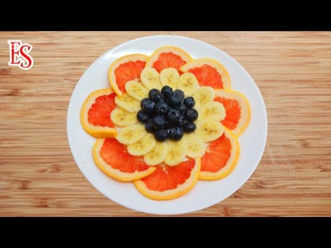 Fruit Platter Easy Design #fruitcutting #fruitdecoration #fruitart