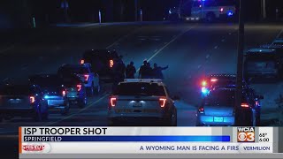 State lawmakers honor State Trooper shot during traffic stop.