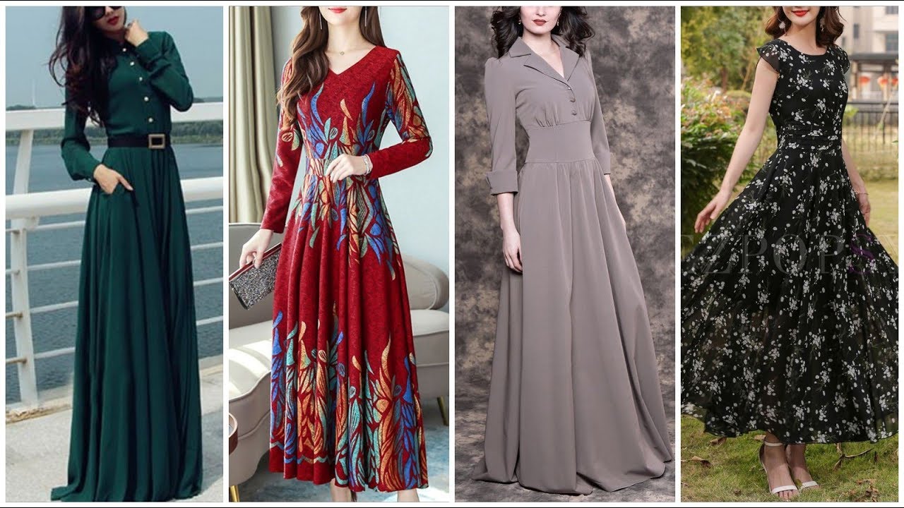 chiffon dress designs