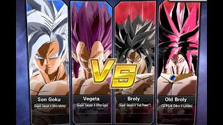 Xenoverse 2 - Requested Match Pc Vegeta Ssj4 Ue&Goku Ssj4 Ui Vs Broly Ssj4&Old Broly Sfpsj4 Lb