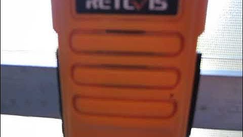 retevis RB 15 and retevis RT 29 radios
