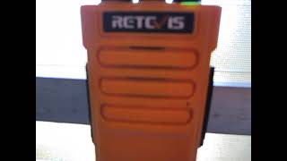 retevis RB 15 and retevis RT 29 radios