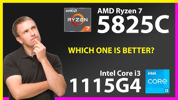 AMD Ryzen 7 5825C vs INTEL Core i3 1115G4 Technical Comparison