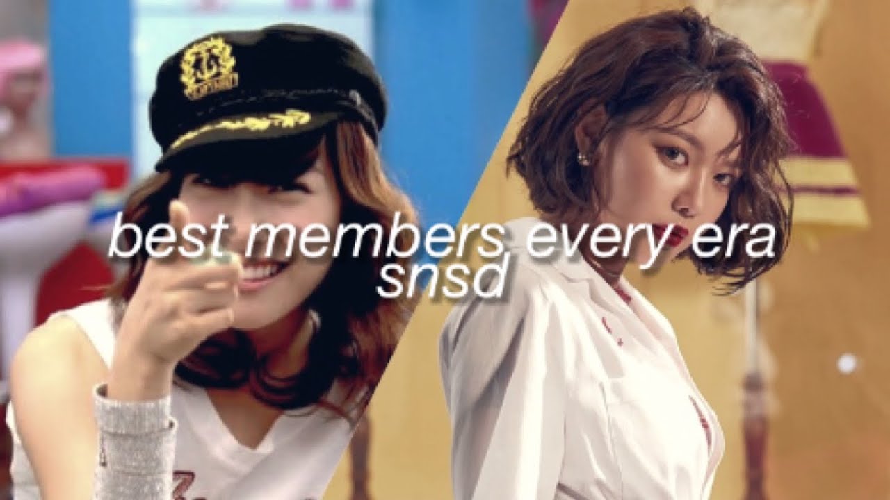 top 3 members every SNSD era