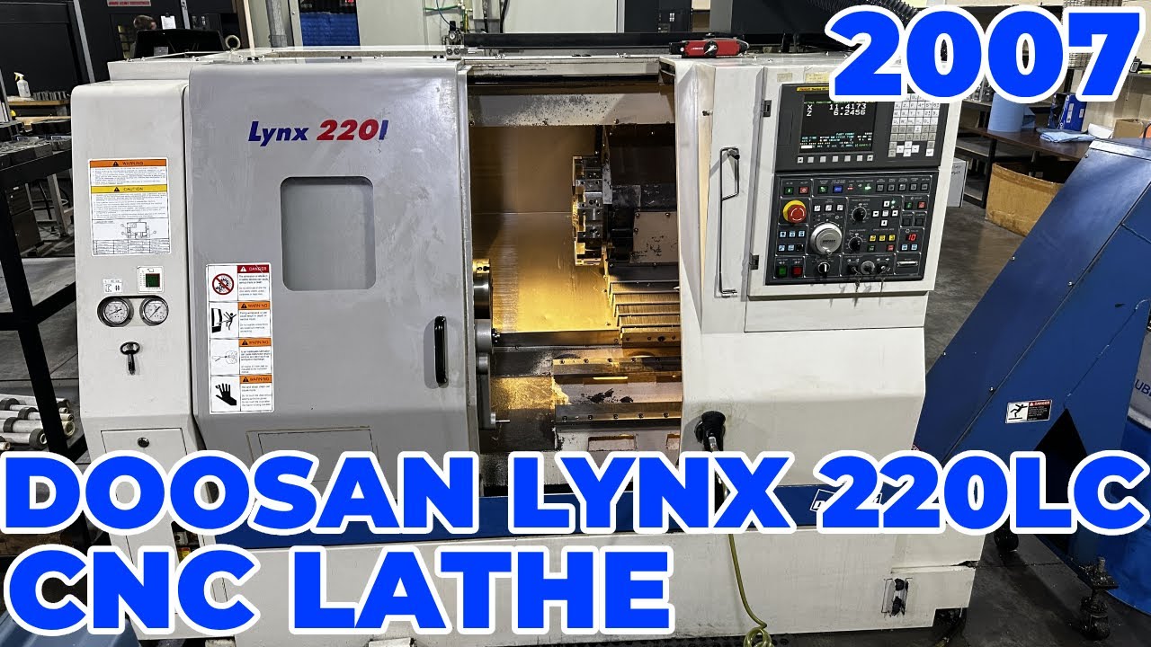 2007 Doosan Lynx 220LC Used CNC Lathe For Sale