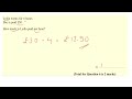 Basic Rate of Pay Question GCSE Maths Calculator Question