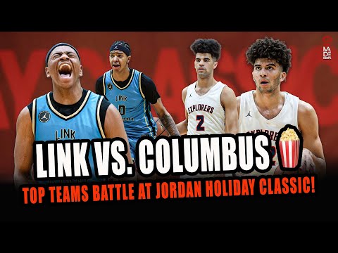 Top 5 Players in the Country BATTLE! Link 🆚 Columbus at Jordan Holiday Classic! 🍿