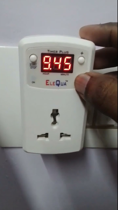 Digital Timer Plug #shorts