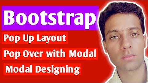 Popup or popover Modal in Bootstrap