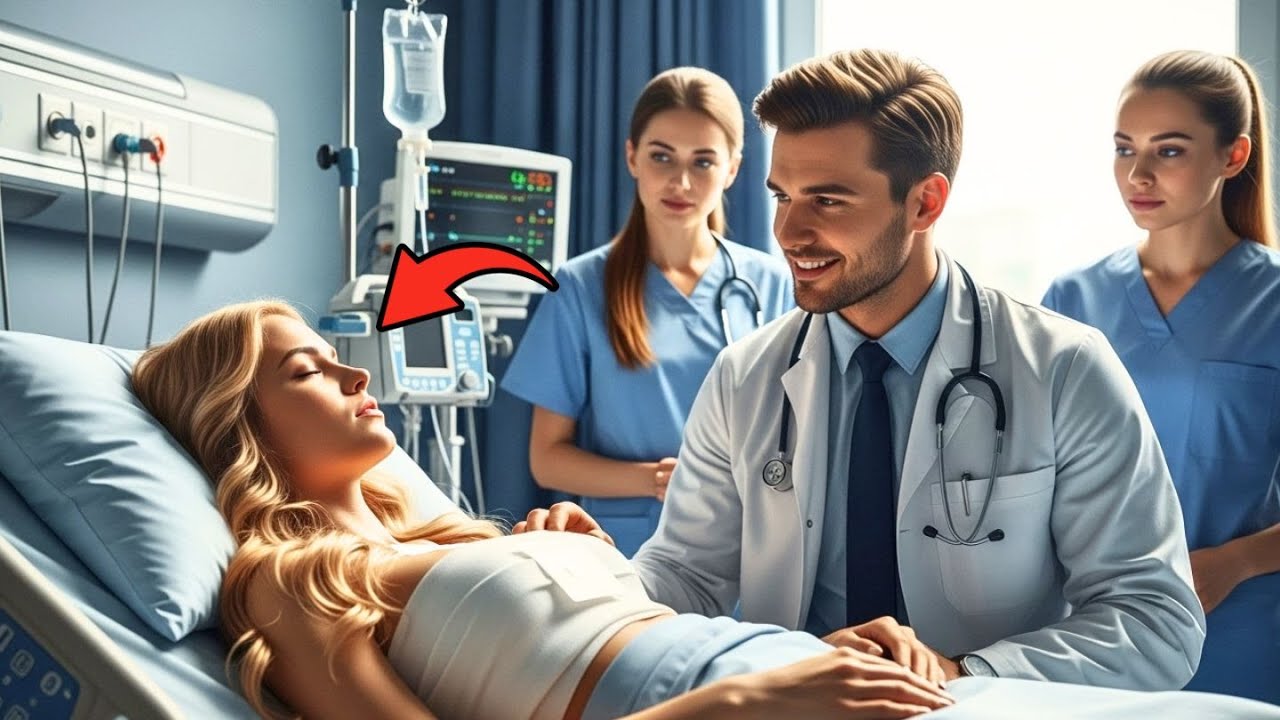 Młody lekarz zmieniał opatrunek milionerce w śpiączce… ku zaskoczeniu nagle się obudziła…