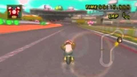 Sunset Circuit - Luigi Circuit Texture made by Yuki