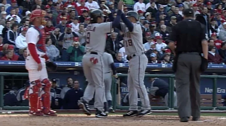 Sledge hits 1st homer in Nationals history