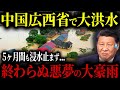 中国広西省で大洪水!5ヶ月浸水、終わらぬ悪夢の豪雨【ゆっくり解説】