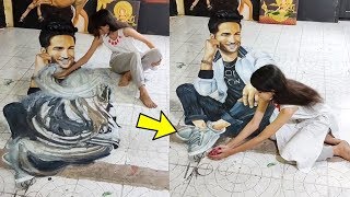 Sushant Singh Rajput 3D Painting By His Talented Fan | Tribute To Sushant Singh Rajput