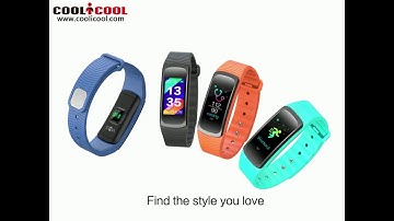 Colorful screen blood pressure smart bracelet SMA-B3