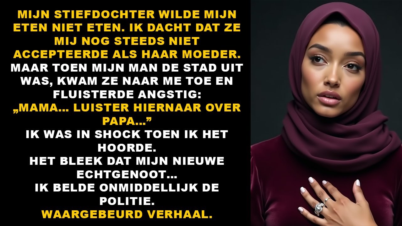 “Mama… luister, ik moet je een geheim over papa vertellen” — fluisterde mijn stiefdochter bevend