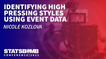 StatsBomb Conference 2021: Identifying high pressing styles using event data