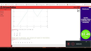 Yuk Mulai Ngoding Deklarasi Kode Program Pertama MatLab Berupa Matriks Ordo NxM - Online Compiler