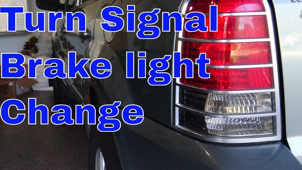 Turn Signal Bulb Replacement Ford Escape Mercury Mariner YouTube