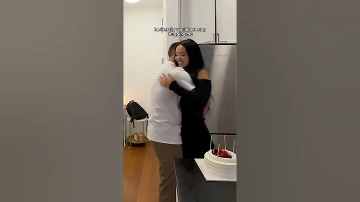 I SURPRISED MY BOYFRIEND and his reaction was so sweet 🥹🥳🤍 #boyfriend #couple #birthday