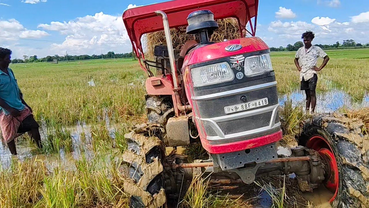 টলি ভরা ধার নিয়ে Mahindra yuvo 4 x 4 কাঁদায় ফেঁসে গেছে 😭🙏🙏