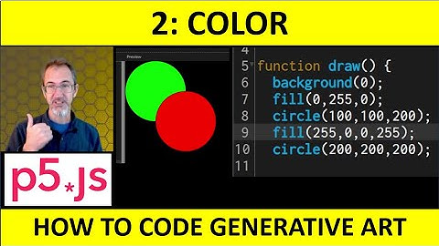 2: Color in p5.js: How to Code Generative Art