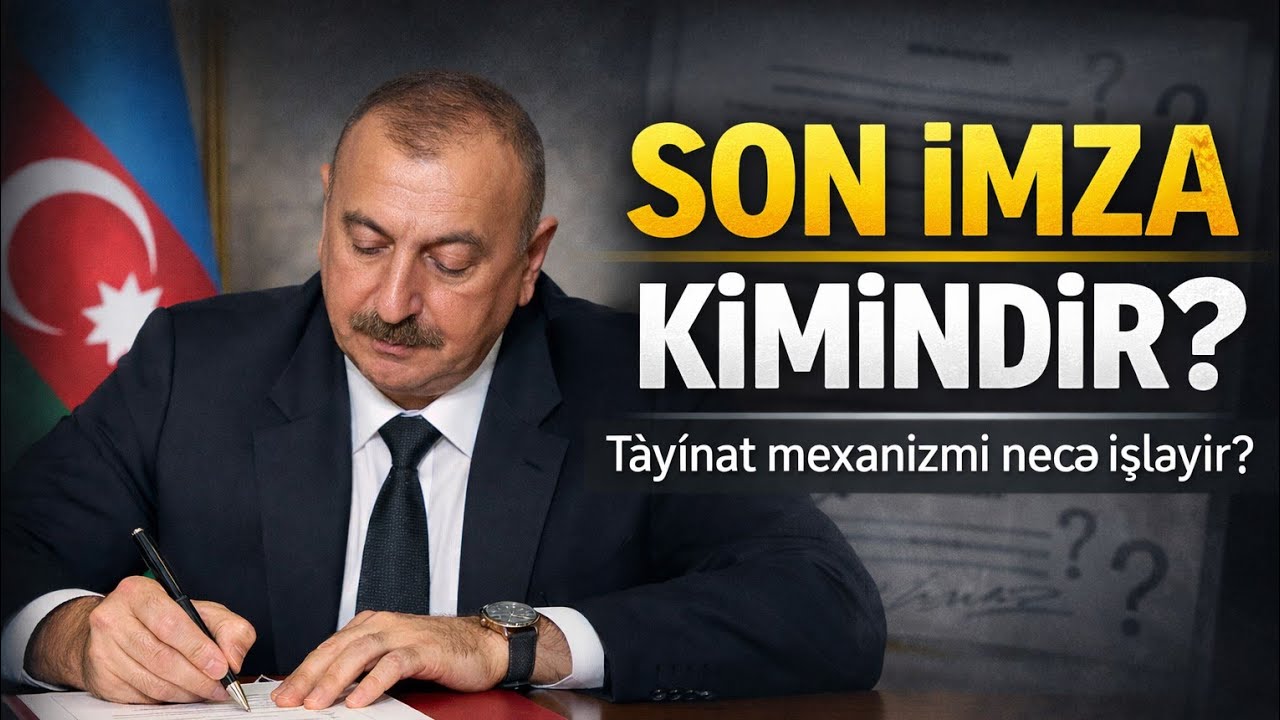 Sərəncama son imzanı atan kimdir? Niyə biz boğuluruq?