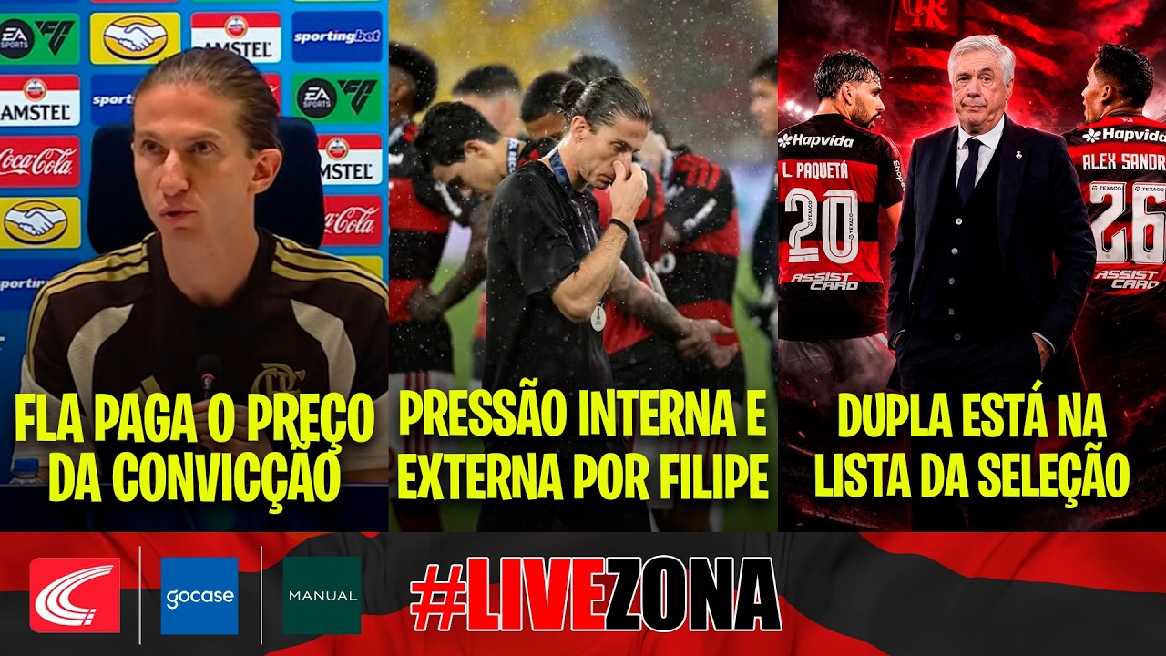 FILIPE LUÍS VAI SUSTENTAR A CRISE? | CEBOLINHA INDICA SAÍDA DO FLA | NA LISTA DE ANCELOTTI