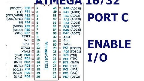 AVR ATMEGA16/32 -HOW TO DISABLE JTAG & ENABLE PORTC PINS FOR I/O