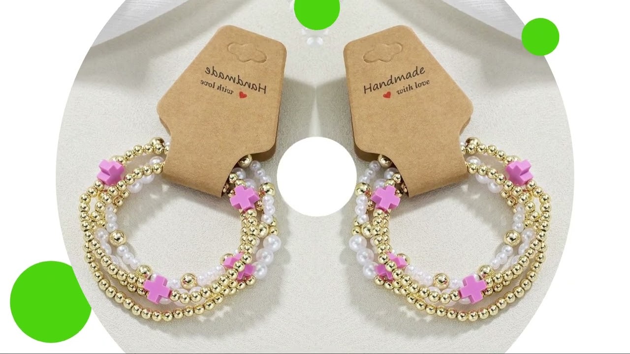 ✨ Handmade Seed Bead Cross Bracelet | Fashion Resin Travel Souvenir Jewelry for Women