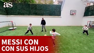 Cuando Leo Messi no deja ni ganar a sus hijos: atentos a la intensa celebración de Mateo