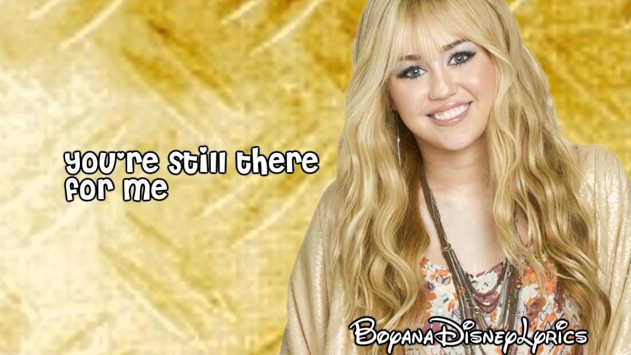 Hannah Montana - Been Here All Along (Lyrics Video) HD