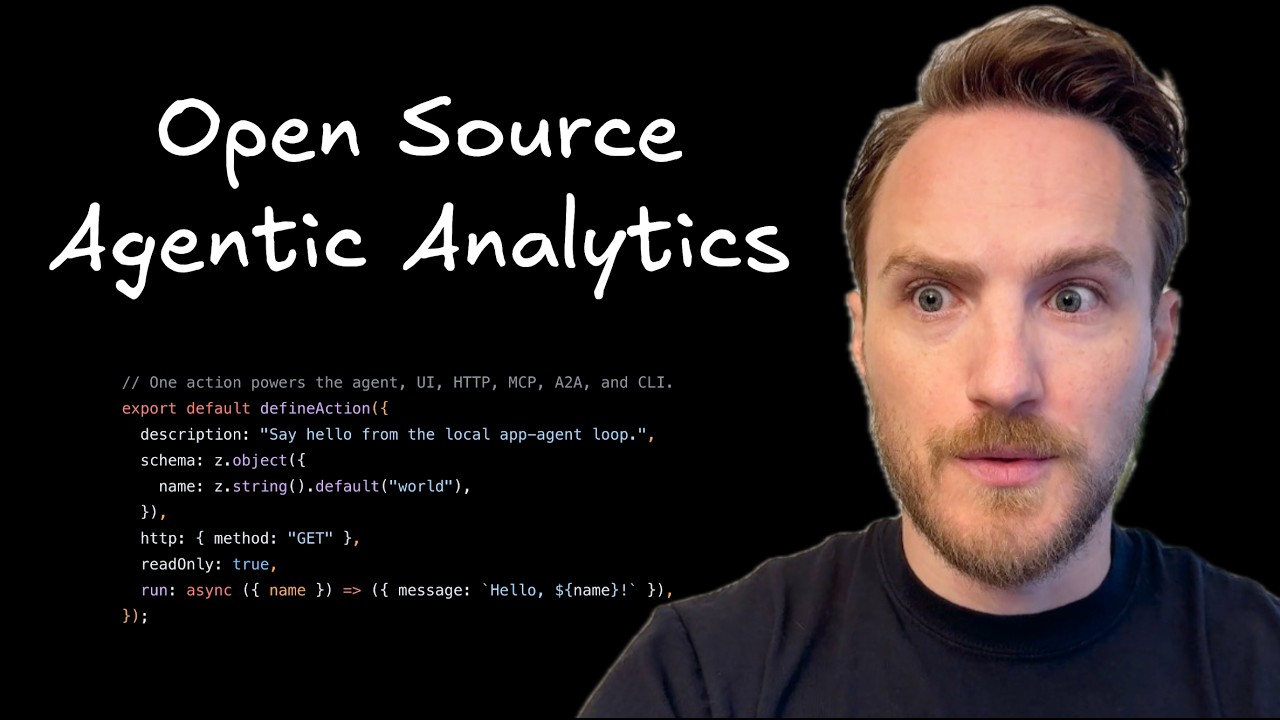 Introducing Agent-Native Analytics - Open Source Agentic Analytics